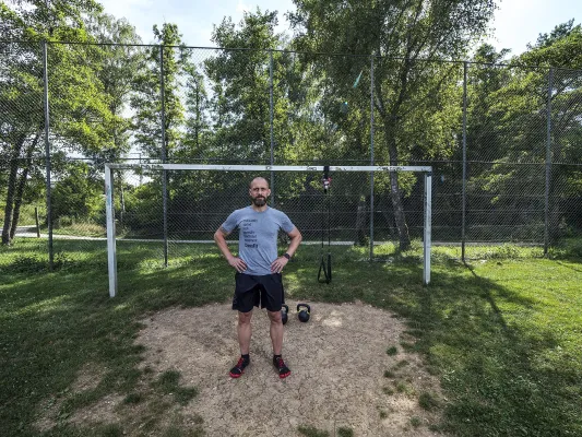 Bild: Marcus Röper bereitet Bewerber gezielt auf Sporttests bei Polizei, Bundeswehr & Zoll vor
