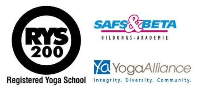 Bild: Zertifizierung bei der American Yoga Alliance für die Yoga Ausbildung von SAFS & BETA