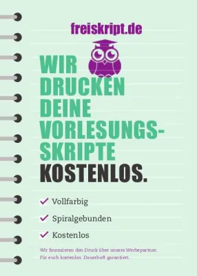 Freiskript beschenkt Studenten in Deutschland Bild: Freiskript beschenkt Studenten in Deutschland