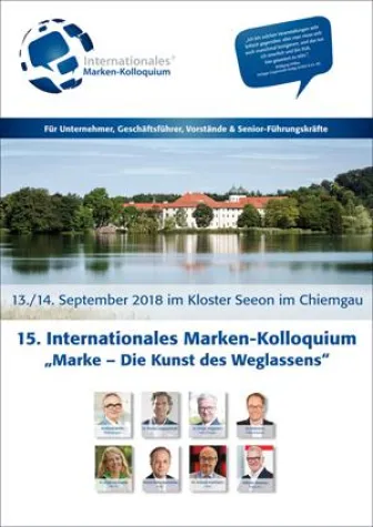 Bild: 15. Internationales Marken-Kolloquium von der Kunst erfolgreicher Marken Dinge wegzulassen