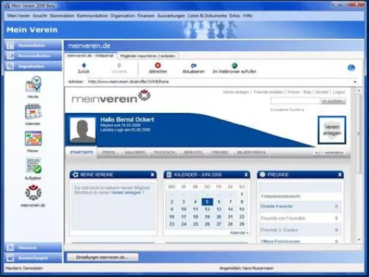 Bild: Vereinsorganisation per Mausklick – Software WISO Mein Verein integriert das Online-Netzwerk meinverein.de