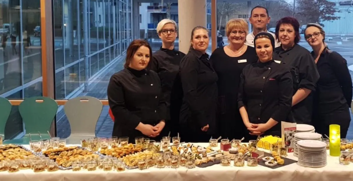 Das Team Event- Catering Nord erhielt aktuell das Bio-Zertifikat.