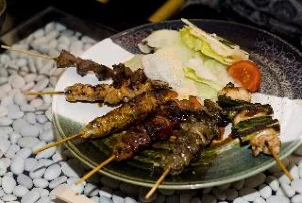 Bild: Japanische Genuss-Häppchen am Spieß - Genießerzeit-Bestbewertung 2008