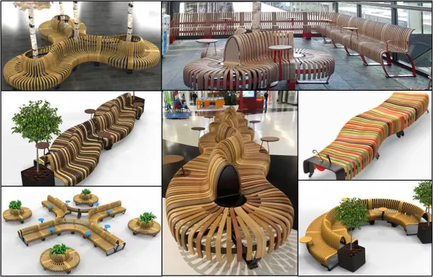 Modulare SITZBÄNKE - Made in Sweden - für attraktive Sitz- und Wartebereiche Bild: Modulare SITZBÄNKE - Made in Sweden - für attraktive Sitz- und Wartebereiche