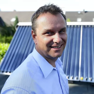 Bild: Solarthermie-Test: Familie aus Nordrhein-Westfalen nimmt an bundesweitem Praxistest teil