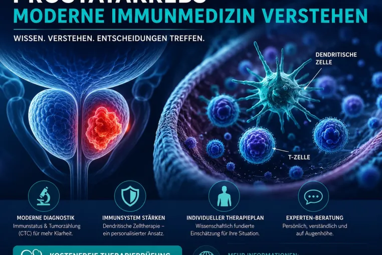 Bild: Prostatakrebs: Moderne Immunmedizin – kostenfreie Therapieprüfung zur Orientierung