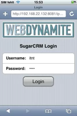 WebDynamite implementiert mobiles CRM für iPhone Bild: WebDynamite implementiert mobiles CRM für iPhone