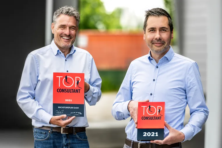 Bild: Vertriebsberater WACHSTUMSPLAN gewinnt TOP CONSULTANT 2021 für hervorragende Vertriebserfolge