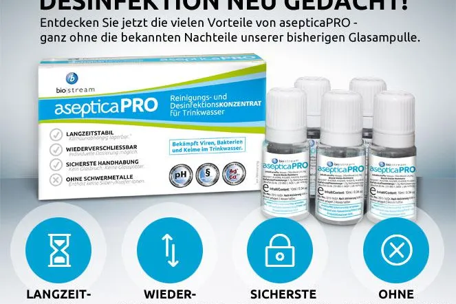 Bild: Desinfektion neu gedacht: Trinkwasser jetzt noch einfacher desinfizieren