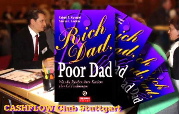 CASHFLOW Club Stuttgart vermittelt Geld-Intelligenz ganz im Sinne Robert Kiyosakis Bild: CASHFLOW Club Stuttgart vermittelt Geld-Intelligenz ganz im Sinne Robert Kiyosakis