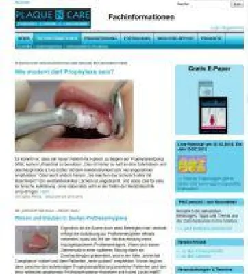 Bild: Prophylaxemagazin PLAQUE N CARE mit neuem Konzept und Onlineportal