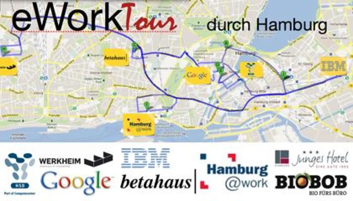 Die eWork-Tour durch Hamburg und die Partner