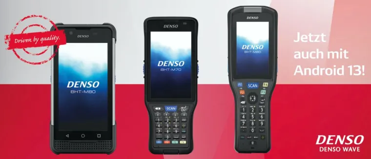 Bild: Update auf Tiramisu: Android 13 für Handhelds von DENSO