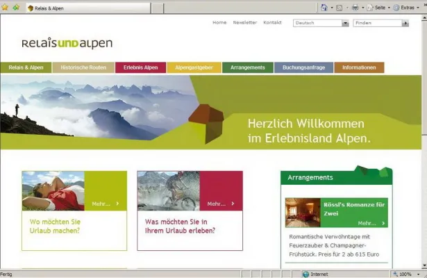 Bild: QUALIFACTION® sichert die Qualität im neuen Hotelportal »Relais und Alpen«