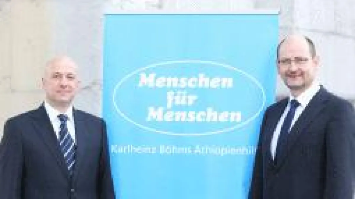 Neue Vorstände bei Menschen für Menschen: Peter Renner (links) und Dr. Peter Schaumberger