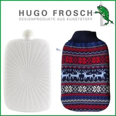 Bild: Classic Comfort – DIE Öko-Wärmflasche „Made in Germany“ von Hugo Frosch. Ohne PVC und ohne Weichmacher