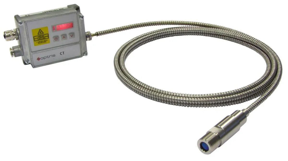 Das optris CTratio 1M ist ein Quotientenpyrometer der Optris GmbH