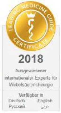 Bild: International anerkannter Wirbelsäulen Spezialist in München