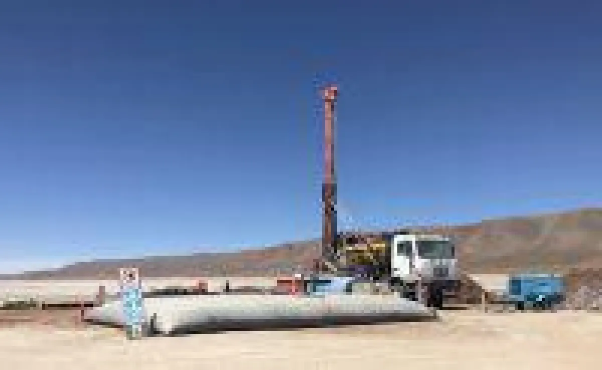 Bohrung auf dem Cauchari-Projekt; Foto: Advantage Lithium