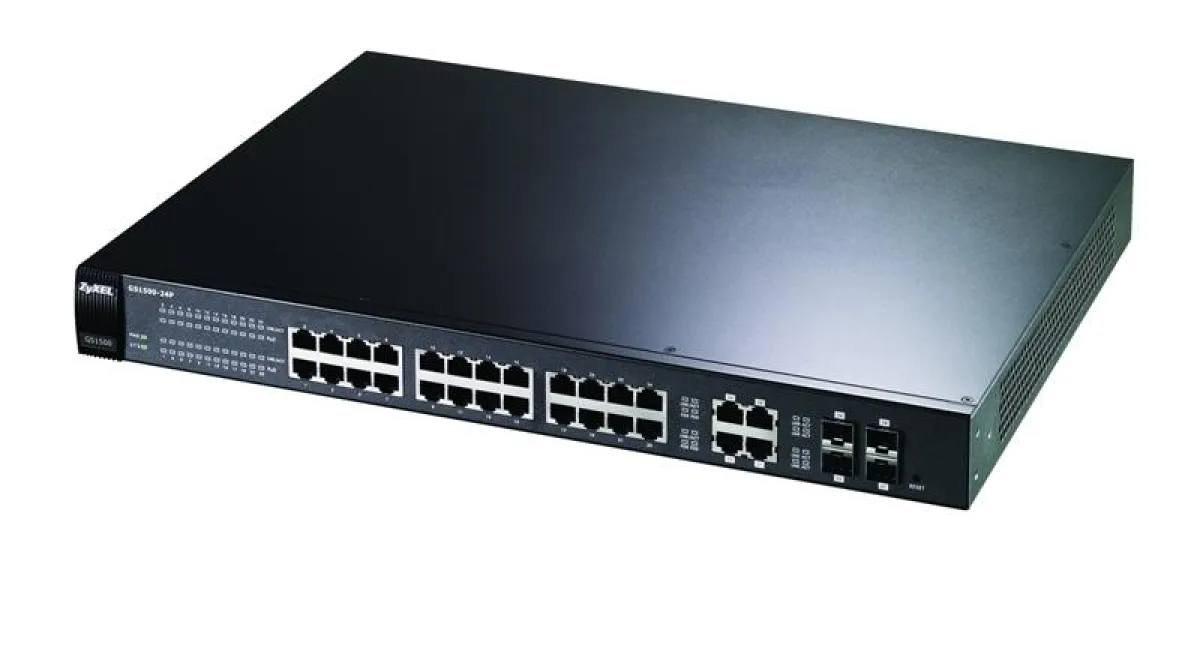GS-1500-24P - Neuer Gigabit PoE Switch von ZyXEL mit hohem IQ