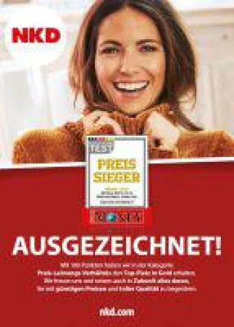 Bild: Ausgezeichnet:  NKD ist "Preis-Sieger 2017"