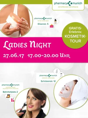 Bild: Ladies Night bei pharmacy4munich mit vielen kosmetischen Angeboten