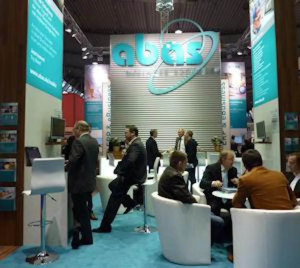 Messestand der ABAS Software AG auf der IT & Business in Halle 3, Stand 3D11
