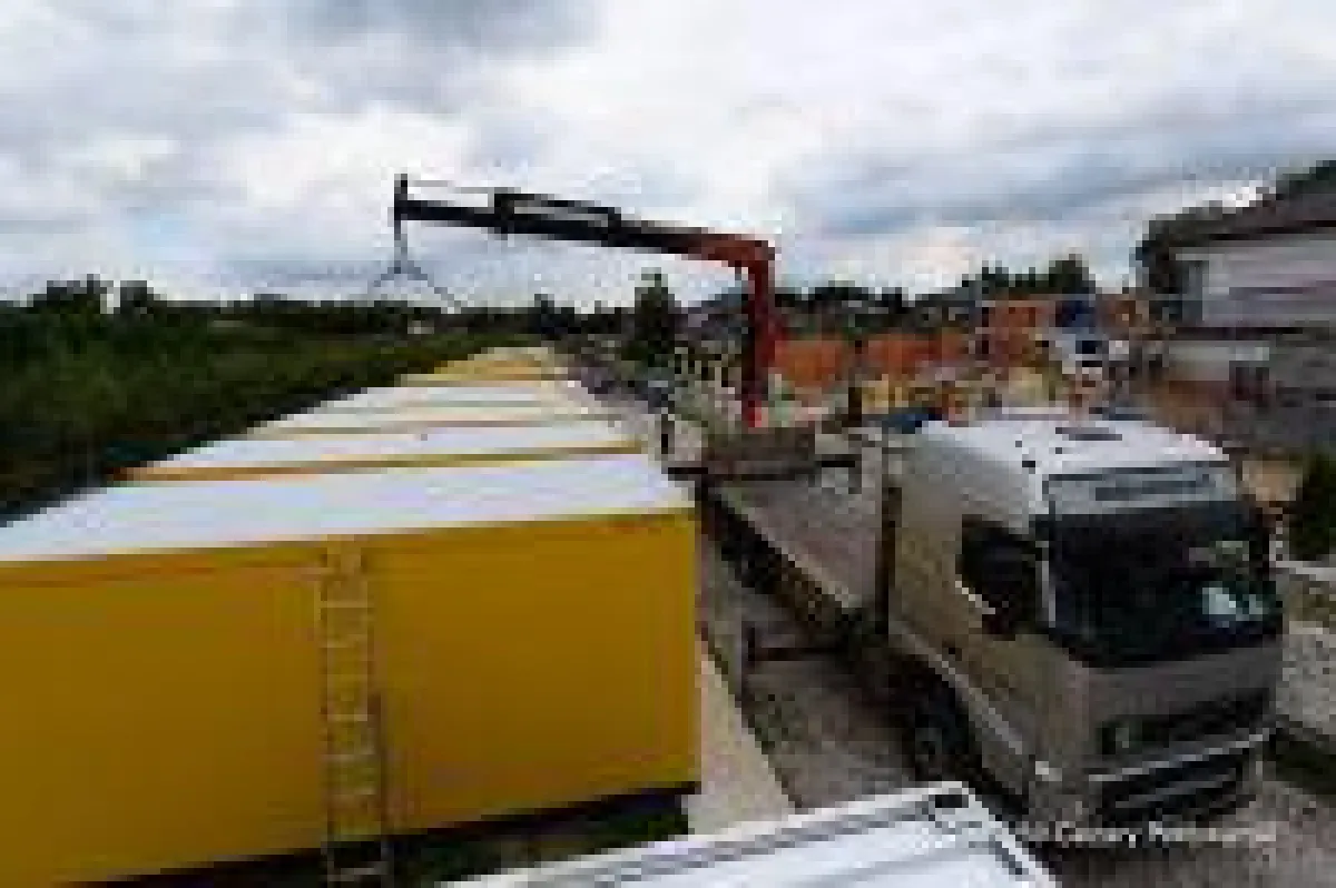 Wird ein Paar herausgewählt, so wird auch der Wohncontainer vom ELA Spezial LKW abtransportiert.