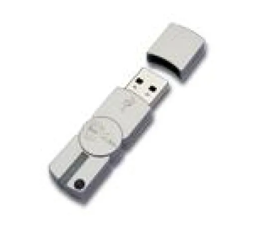 Bild: Neue USB-Hardware zur CeBIT 2007: stahlharter CodeMeter Stick mit 2 GByte-Speicher