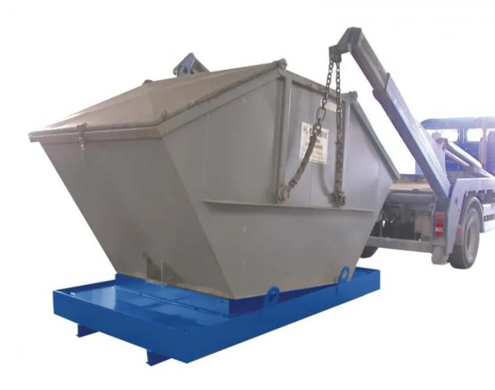 Containerwannen sind die perfekte Ergänzung zu Absetz-Containern.