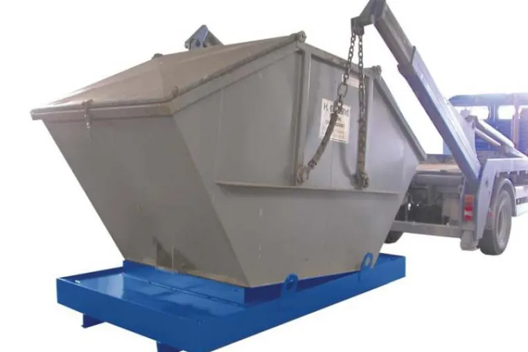 Bild: Containerwannen - die perfekte Auffangwanne unter Absetzcontainern