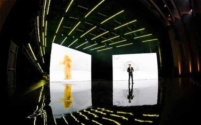 Bild: Bühnengestaltung von Jazzunique sorgte für neue Eindrücke bei den FAMAB Awards 2017 in Ludwigsburg