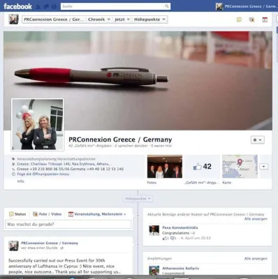 Bild: PRCONNEXION erweitern ihre Social Media Präsenz mit eigener Facebook Seite & Twitter Account