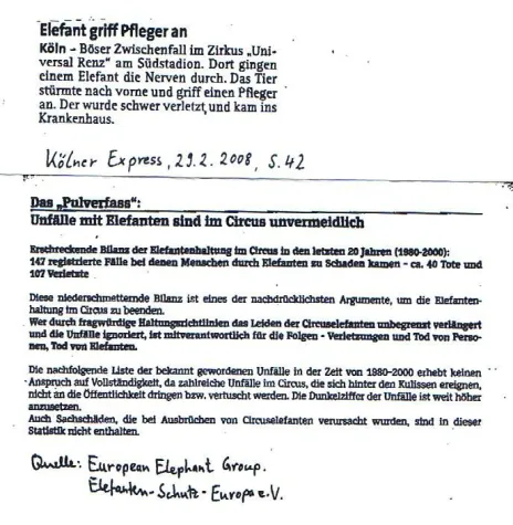 Bild: Und wieder "Unfall" mit Wildtieren im Zirkus Universal Renz - Elefant greift an