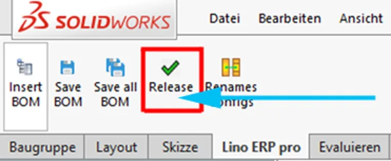 Lino® ERP pro Schnittstelle vereinfacht den Transfer von Solidworks®-Daten in nahezu alle ERP-Systeme Bild: Lino® ERP pro Schnittstelle vereinfacht den Transfer von Solidworks®-Daten in nahezu alle ERP-Systeme