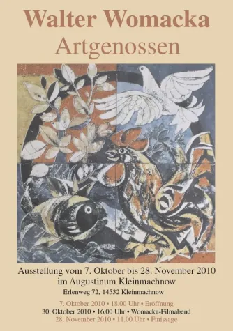 Bild: "Walter Womacka - Artgenossen" im Augustinum Kleinmachnow