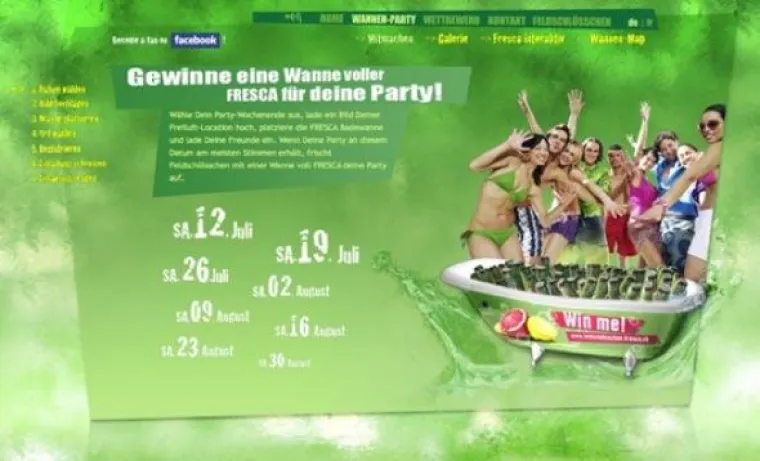 Bild: Angelink und Feldschlösschen verteilen Bier wannenweise