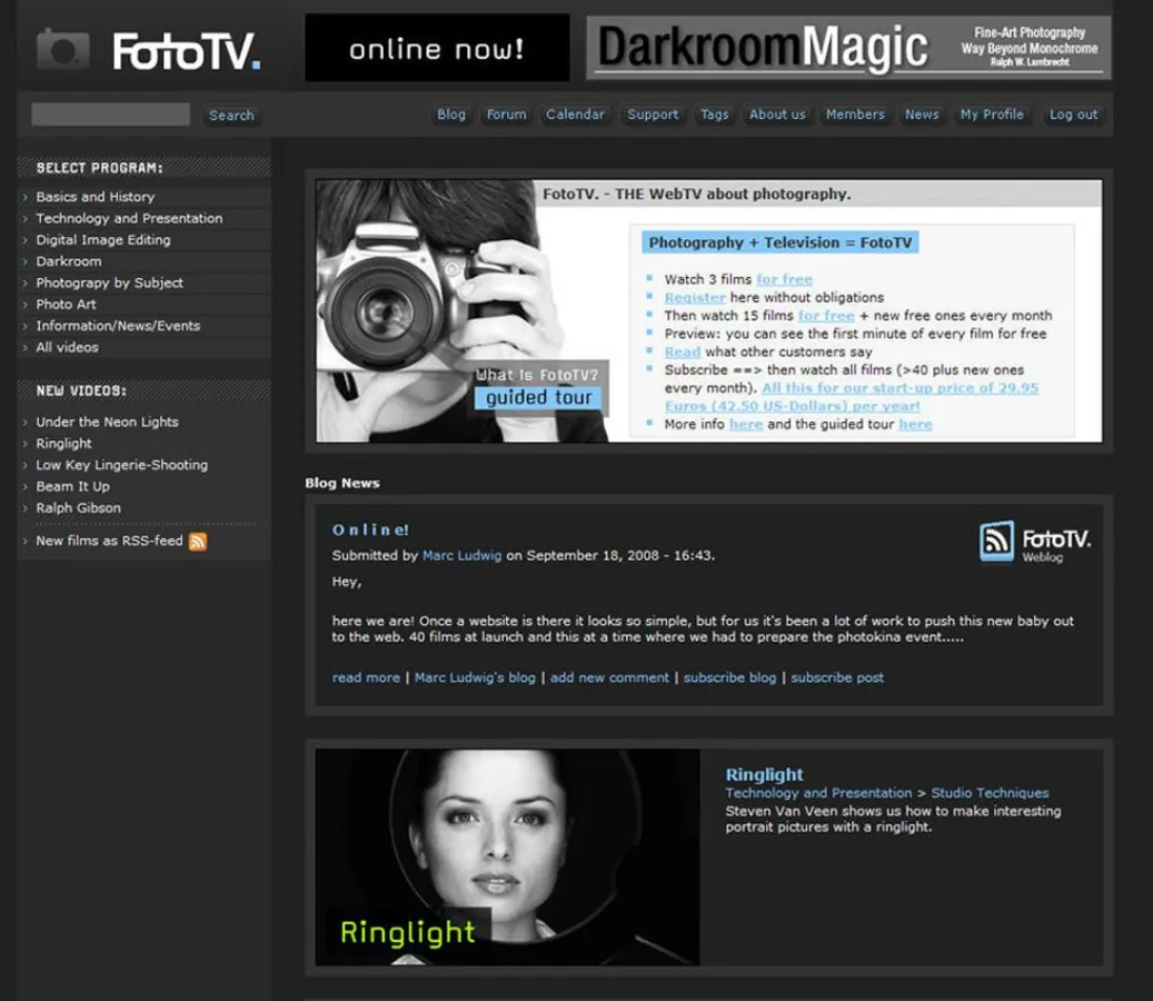Webseite FotoTV.com