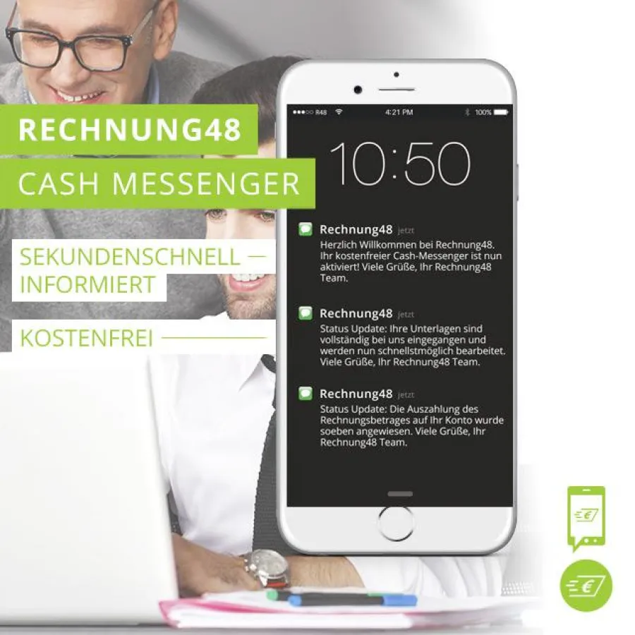 Rechnung48 Cash Messenger