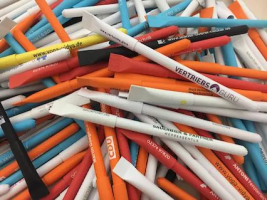 Bild: Werbemittel der Woche: Kugelschreiber aus Papier
