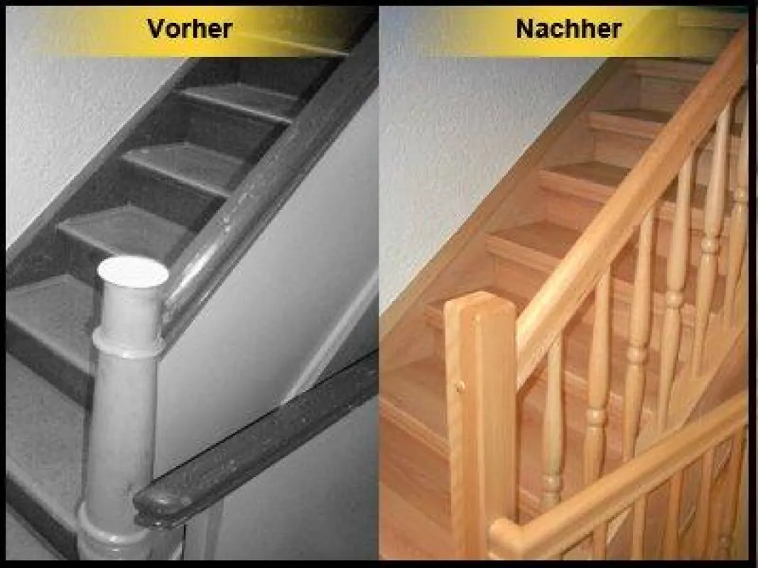 Treppenrenovierung in Buche
