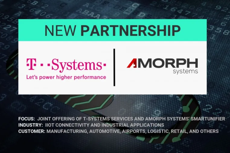 Amorph Systems und T-Systems bauen Geschäftstätigkeiten aus Bild: Amorph Systems und T-Systems bauen Geschäftstätigkeiten aus