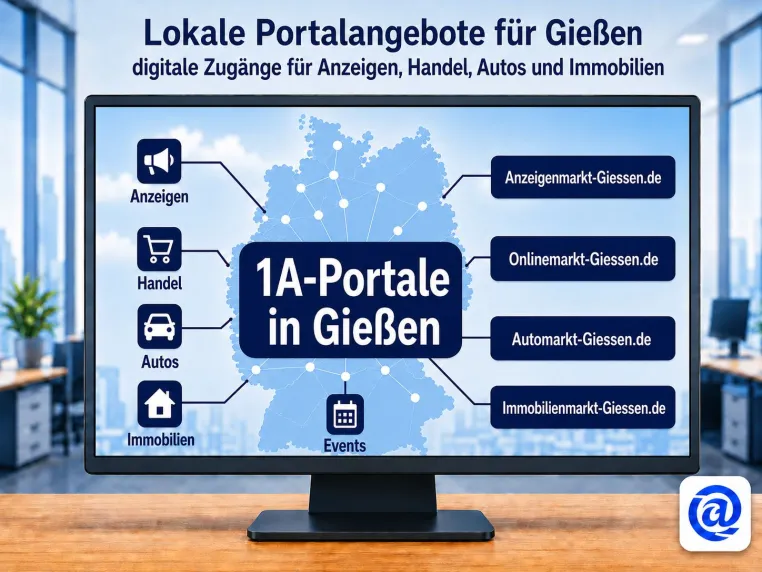 Gießen erhält lokale Portalübersicht für Angebote, Anzeigen, Wohnen und Autos Bild: Gießen erhält lokale Portalübersicht für Angebote, Anzeigen, Wohnen und Autos