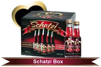 Schatzi Schnaps ist der neue Partyschnaps in der Geschmacksrichtung Himbeere und Chili Bild: Schatzi Schnaps ist der neue Partyschnaps in der Geschmacksrichtung Himbeere und Chili