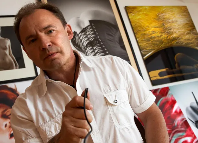 Jo Graetz bei der World of Art in Berlin Bild: Jo Graetz bei der World of Art in Berlin