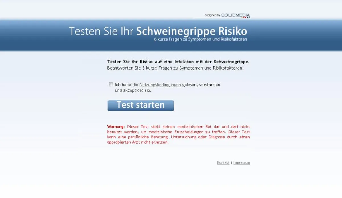 Testen Sie Ihr Schweinegrippe Risiko | 6 einfache Fragen