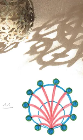 Bild: EULENGASSE startet in das diesjährige Jahresthema »11« mit der Ausstellung »ROSETTEN UND BLÜTENREGEN«