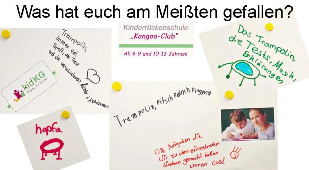 Eindrücke der Teilnehmer des Kangoo-Clubs