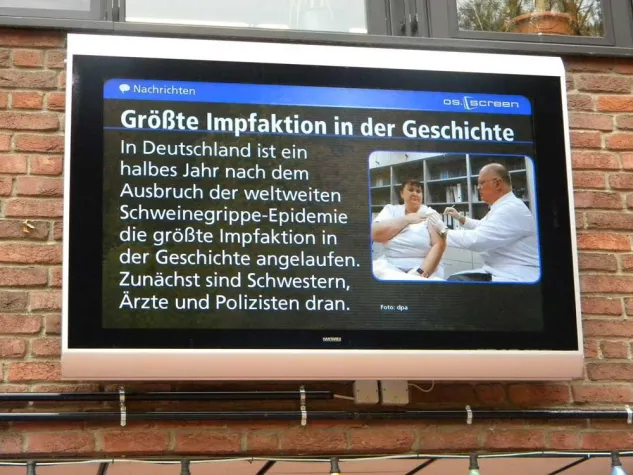 Digital-Signage im Zoo Osnabrück Bild: Digital-Signage im Zoo Osnabrück