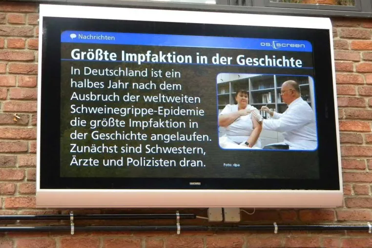 Digital-Signage im Zoo Osnabrück Bild: Digital-Signage im Zoo Osnabrück
